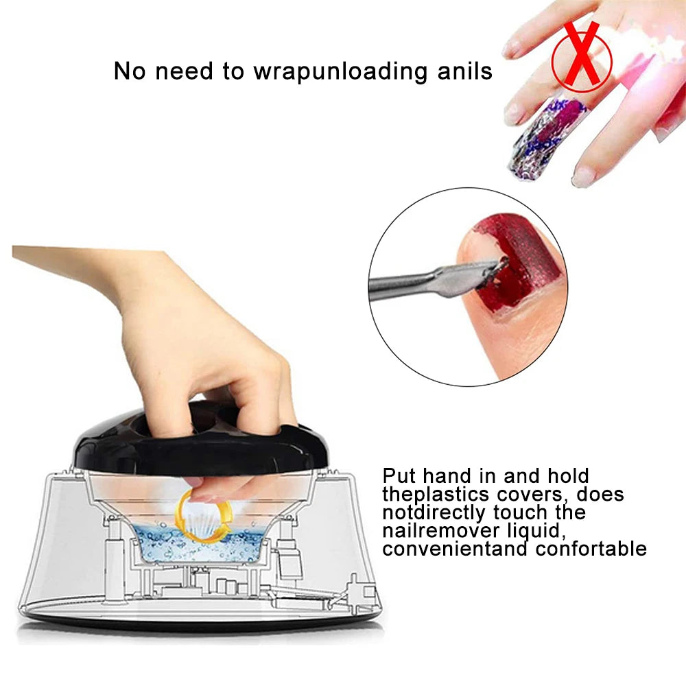 Steam Gel Nail Polish Remover