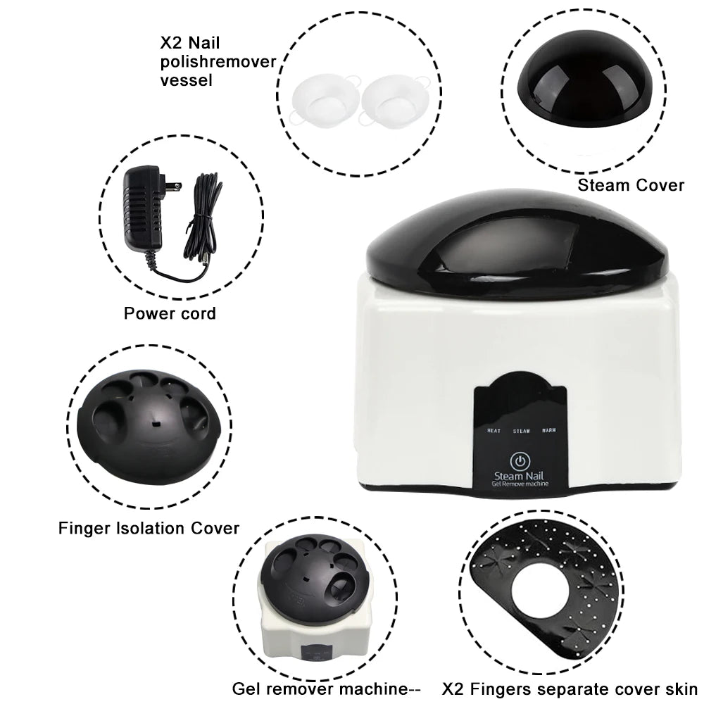 Steam Gel Nail Polish Remover
