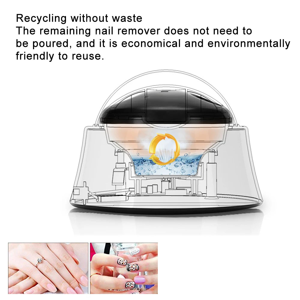 Steam Gel Nail Polish Remover