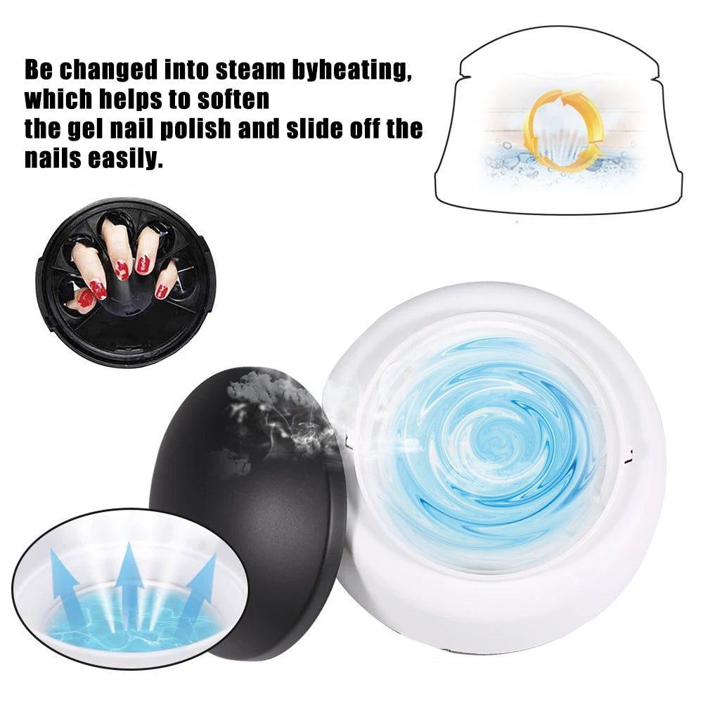 Steam Gel Nail Polish Remover